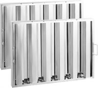 Hotte commerciale avec filtre en inox et baffle - 622x493 mm - Ventilation efficace de la cuisine - Cuisine commerciale
