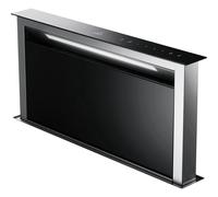 Roblin Elina 900 - Hotte - Courant descendant télescopique - largeur : 88 cm - profondeur : 12 cm - extraction et recirculation (avec kit de recirculation supplémentaire) - avec moteur interne - verre
