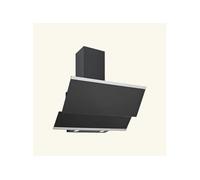 Hotte cuisine verticale LUKO verre trempé noir 90 cm