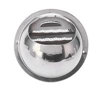 Hotte D'aération en Acier Inoxydable, Bouclier Résistant aux Intempéries, Sortie de Couvercle D'aération Ronde avec écran en Maille, pour Toutes les Sécheuses, Salles de Bains,