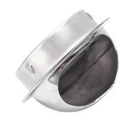 Hotte D'aération en Acier Inoxydable, Bouclier Résistant aux Intempéries, Sortie de Couvercle D'aération Ronde avec écran en Maille, pour Toutes les Sécheuses, Salles de Bains,