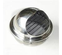 Hotte d'aération en acier inoxydable de qualité supérieure - Bouchon d'aération à gaz monté au mur et au plafond for la ventilation de la salle de bain, de la cuisine et du bureau(60mm)