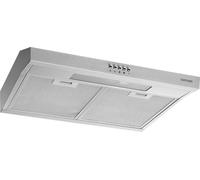 Hotte d'aspiration 60cm avec éclairage LED Hotte sous plan 135 m3 67W Argent