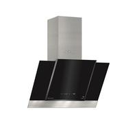 Hotte d'aspiration - - AT 8438 F ECO - 80 cm - Verre noir - Acier inoxydable
