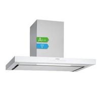 Klarstein Hotte Aspirante 90cm, Hottes de Cuisine, Filtre de Hotte à Graisse en Aluminium, Débit d'Air Puissant 577 m³/h et Silencieux, Eclairage LED, Hottes Aspirantes Dégraissante, Contrôle APP