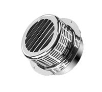 Hotte De Cheminée En Acier Inoxydable Avec Grille De Protection Contre Les Oiseaux,Terminal Vertical Poele Granulés Bois Pellet Capot Conduit Fumée Couvercle(14.5 * 14.5 * 10cm/5.7 * 5.7 * 3.9in)