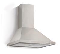 Hotte de cheminée PKM 6090-2H - 60 cm, acier inoxydable, mur, hotte