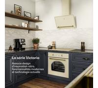 Hotte de cuisine d'angle Victoria 60 cm 400 m³/h de débit d'air A++