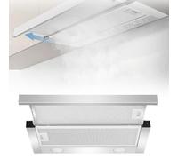 Hotte De Cuisine De 700 Mm, Hotte De Cuisine Télescopique À Circulation Interne En Acier Inoxydable Avec Lumière LED, Réglage À 2 Vitesses, Interrupteur Caché, Sortie D'air De 150 Mm