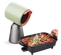 Hotte de cuisine de bureau, hotte aspirante portable, mini hotte de cuisine intérieure avec démarrage à un bouton et filtration multiple, ventilateur d'extraction de cuisine avec filtre d'extraction d