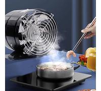 Hotte de cuisine de bureau, mini hotte aspirante portable, hotte aspirante avec tuyau de 2 m, régulation de vitesse en continu, faible bruit, ventilateur d'extraction pour la maison, marmite de cuis
