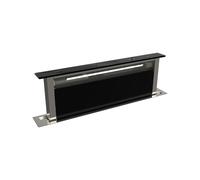 Hotte de Cuisine Disparition Fulgor Milano 90 cm a Évacuation / Recyclage Lift FDDH 900 TRC BK Black Glass