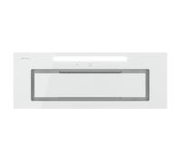 GLOBALO Hotte aspirante, hotte de cuisine encastrable, avec éclairage, largeur d'installation 80 cm, sans moteur, coopération turbine, Silentio 80.2 White