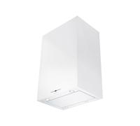 Hotte de Cuisine Île Faber 40 cm a Évacuation / Recyclage Ilots Cubia Gloss Plus 335.0502.099 Blanc
