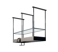 Hotte de Cuisine Île Falmec 180 cm a Recyclage Circle.Tech Spazio CZPI80.E0P7#ZZZH461F Noir