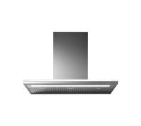 Hotte de Cuisine Île Falmec 90 cm a Évacuation / Recyclage Silence - NRS Lumen CLUI90.E10P2#NEUI490F Acier Brossé