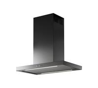 Hotte de Cuisine Île Falmec 90 cm a Évacuation / Recyclage Silence - NRS Plane Plus CPLI90.E24P2#EUI490F Acier Brossé