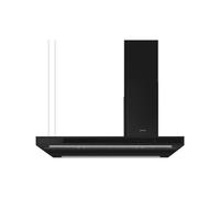 Hotte de Cuisine Île Smeg 120 cm a Évacuation / Recyclage Universel KLTI12L4MB Noir Mat