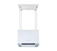 Hotte De Cuisine Îlot 50 Cm Suspendue Design Blanche Tactile Respekta