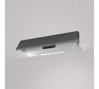 Smeg KSEIR92SE2 hotte 225 m³/h Semi-intégrée (semi-encastrée) Argent D - Hottes (225 m³/h, E, E, G, 68 dB, 52 dB)