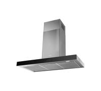 Hotte de Cuisine Mur Faber 90 cm a Évacuation / Recyclage Murales Stilo Glass Smart 325.0617.016 Acier inoxydable