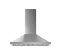 Hotte de Cuisine Mur Smeg 120 cm a Évacuation / Recyclage Portofino KPF12X Inox