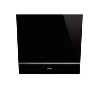 Hotte décorative inclinée Universel L. 60 cm KV26N Smeg noir