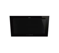 Hotte de Cuisine Mur Smeg 90 cm a Évacuation / Recyclage Linéa KV194B3 Noir