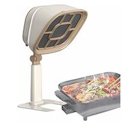 Hotte de cuisine portable à 3200 tr/min, hotte de bureau, réglage de l'angle de hauteur, lavable, pour la maison, la cuisine, la marmite, cadeau pour un ami (couleur : blanc)