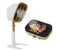 Hotte de cuisine portable à forte aspiration, hotte de bureau, faible bruit, hauteur d'angle réglable, pour cuisine domestique, barbecue, marmite (A)