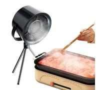 Hotte de cuisine portable pour cuisine, hotte de bureau avec 3 vitesses de réglage, mini hotte aspirante à suspendre, filtre les fumées pour barbecue intérieur, casserole chaude, cuisine de