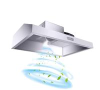 Hotte De Cuisine Sous Armoire De 30 Po, Hotte De Cuisine Canalisée De 1 000 CFM Avec Ventilateur À 2 Vitesses, Hotte De Cuisine En Acier Inoxydable De 30 Pouces (Color : 150 * 80 * 45, Size : 680W)