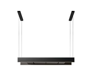 Hotte de Cuisine Suspendu Falmec 120 cm a Recyclage Design Light CLTI20.E0P2#NRSN451F Noir
