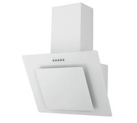 Hotte de cuisinière Capot plongeant Tête gratuit 60 cm Blanc murale Respekta