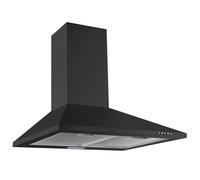 Hotte de Cuisinière Hotte Murale Hotte Cheminée 60 CM Noir respekta