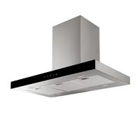 Hotte de Cuisinière Inselhaube 90 CM Hotte Cheminée Inox Touch Contrôle respekta