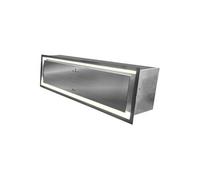 Hotte de plafond 90 cm GCH 973 IS Inox . Bande LED dynamique . Commande gestuelle + télécommande . Hotte aspirante 850 m³/h