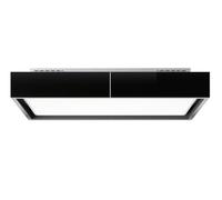 Hotte de plafond Plafonnier Vega noire 115, 600 m3/h, Télecommande