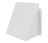 Hotte de protection contre les intempéries - Grille d'aération en acier galvanisé - 150 x 150 mm - Blanc (RAL9016)
