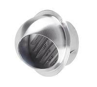 Hotte de sortie de ventilation d'air, extracteur externe à nez de taureau rond en acier inoxydable 304, diamètre 60-300 mm, évents de soffite d'air muraux sphériques pour bureau, cuisine, salle de ba