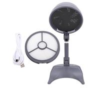 Hotte de Table Portable 3 Vitesses Sans Fil, ABS 16x28.5cm, Aspiration Puissante et Silencieuse - Angle 180° Ajustable, Réservoir d’Huile Amovible, Parfaite pour Cuisine BBQ et