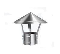 Hotte de ventilation avec capuchon de cheminée, Capuchon de cheminée en acier inoxydable avec écran for, poêle, tuyau séchage, évent 2 à 11,8 pouces(3.1in)