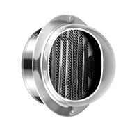 Hotte De Ventilation Ronde Intérieure/extérieure en Acier Inoxydable, Sortie De Tuyau De Fumée De Hotte Aspirante (Size : 115mm)