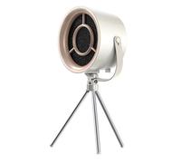 Hotte D'échappement Portable, Capuche USB Bureau de Bureau 3 Vitesse du Vent, Filtre Lavable Réutilisable, Filtre en Carbone Actif, Angle Réglable, Matériau ABS (Blanc crème)