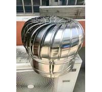 Hotte d'échappement rotative pour ventilation de toit - Aucune alimentation nécessaire 110 mm Bouchon de cheminée pour ventilateur d'échappement de toit de grange - 1 pièce