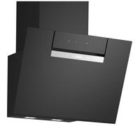 Hotte décor murale - inclinée verre - BOSCH SER4 - DWK67FN60 Noir - Home Connect - L: 590 mm x P: 433 mm
