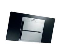 Franke Fusion FFU 905 BK XS - Hotte - hotte décorative - largeur : 89.8 cm - profondeur : 33.2 cm - evacuation & recyclage - inox et verre noir