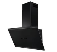 AEG Hotte décorative inclinée GV77D91ST 3 vitesses + 2 turbo Noir mat