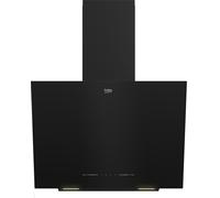 Beko Hotte décorative inclinée 60cm 408m3/h noir - BHCA62442BBH