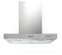 hotte décorative murale 60cm 70db 602m3/h inox - bhb6601x - Brandt